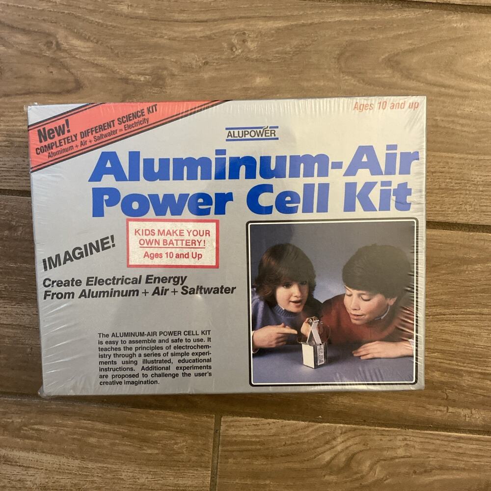 Aluminum-Air Power Cell Kit Alupower (1987) New Sealed